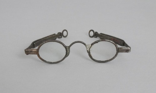 lookingbackatfashionhistory:• Eyeglasses.Place of origin: United StatesDate: ca. 1855Medium: Metal, 