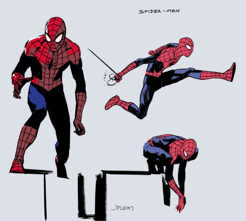 mtakara:pixoholic: foxingquarterly:  xombiedirge:  Ultimate Spider-Man Character Designs by John Pau