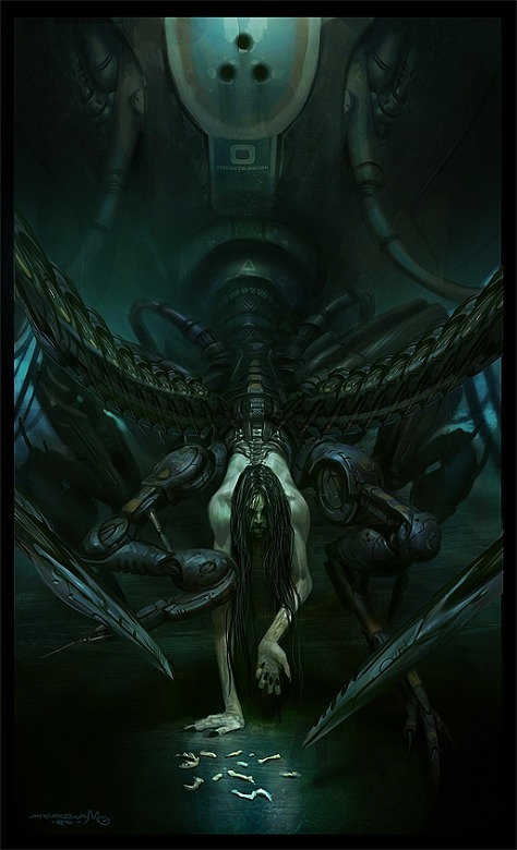 scifi-fantasy-horror:  bone reader by mandryk