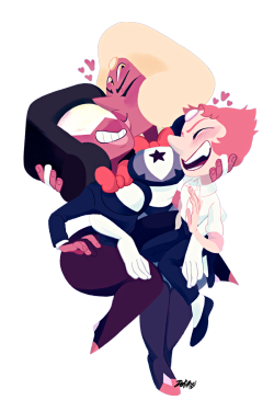 weirdlyprecious:  Garnet’s back and rocking that suit and bowtie Please let this be some kind of foreshadowing that the lovely Sardonyx is coming back! First pearl in a suit (which I also drew here) now GARNET. I love how they complement each other