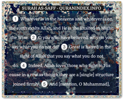 Search, Read, Listen, Download and Share #Surah #As-Saff [61] @ quranindex.info/surah/as-saf