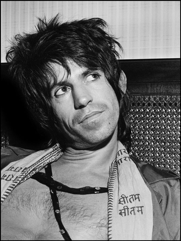 pat920:  Keith Richards. Pat.💋  Le lacé noir ! Pat.💋