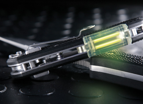 knifepics:  The Tritium filled handle Beta Blades by Cammenga submitted by mafiabaseball.tumblr.com 