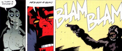 A collection of truly A+ Hellboy moments.Box