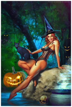 art-of-cg-girls:  Happy Halloween 2015 by