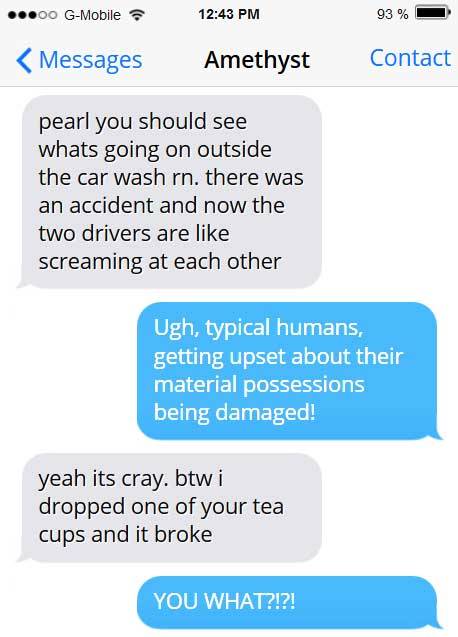 Oh come on, Pearl. You don’t even drink tea