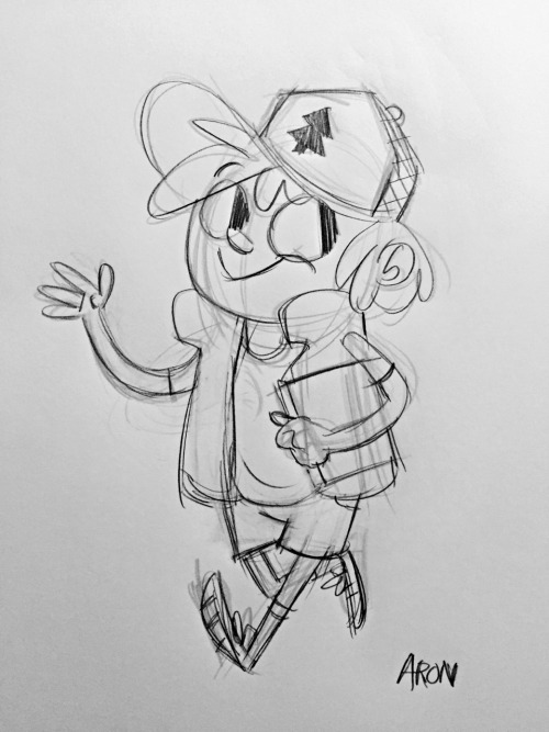 aronjshay: A sketch of Dipper Pines :)