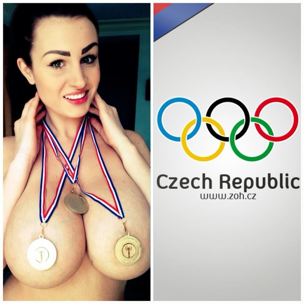 boobgrowth:  Ina from the Czech Republic takes home three gold medals from the Boob