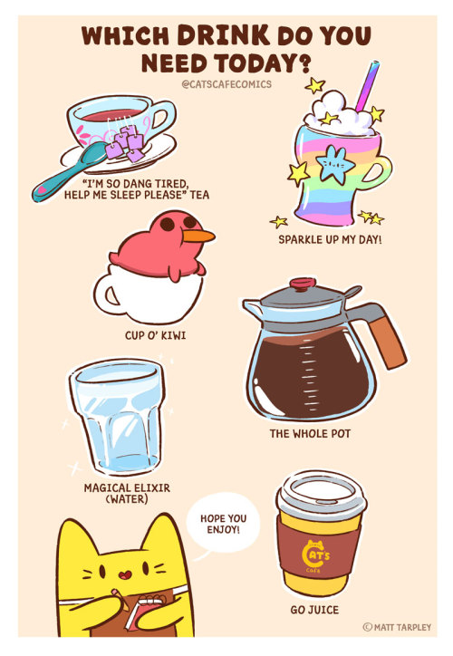 Which drink do you need today?