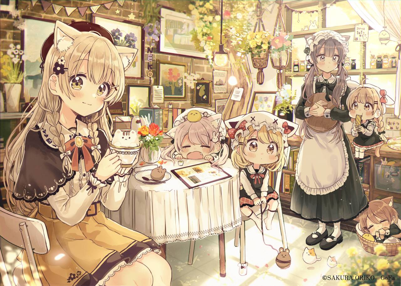 Download Cat Cafe Anime Wallpaper  Wallpaperscom