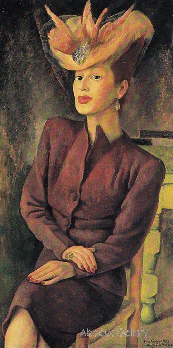 Portrait of Adalgisa Nery by Diego Rivera, 1945 