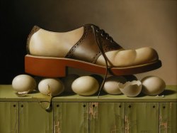 unknowneditors:  Jacob A. Pfeiffer  (b. 1974 Milwaukee, Wisconsin ) works in oil and is equally at home painting still life, figures and trompe l’oeil. He is a meticulous draftsman who paints his surroundings and selects objects that whet his appetite