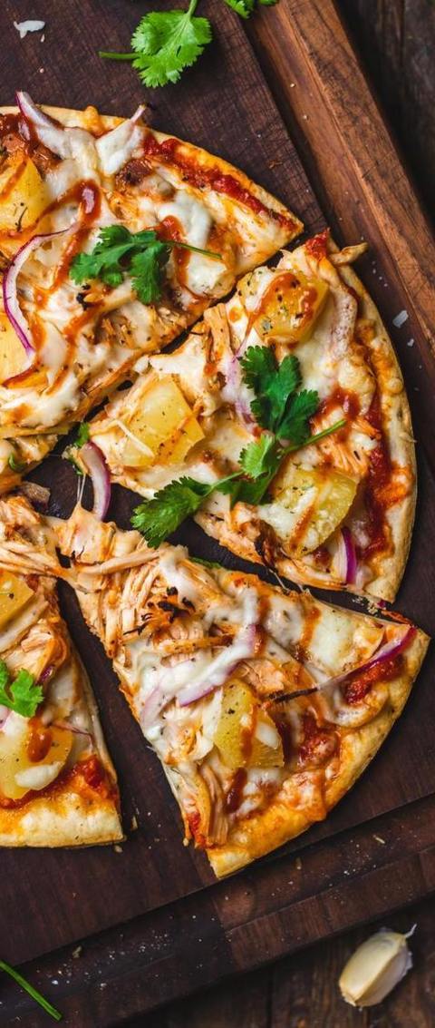 Hawaiian Chicken Pizza Recipe
