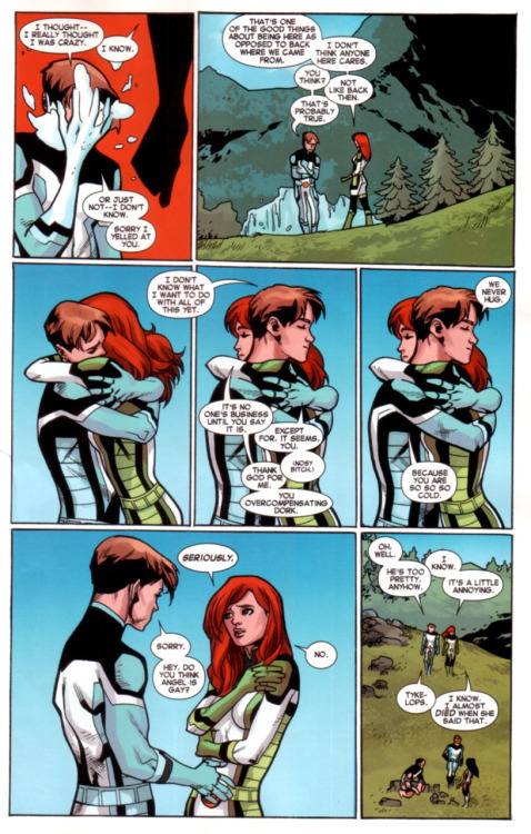 theknightofcups:  Bobby Drake - AKA Iceman -  is gay. Finally. Thank you brianmichaelbendis