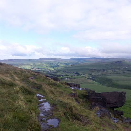 Taken From A #viewpoint In The #Pennines 1.7.16 #latergram (at Marsden Moor Heritage Trail)