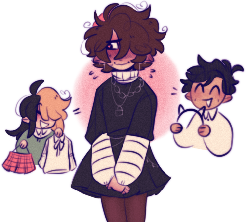 simpbur in egirl fashion 4my inbox ^_^ <3 Egirl shares her clothes ! She has a lot of cute stuff :0, she’s taller so they fit Simp fairly well. Jared tries to put cat ears on him, Simp fights him over this. #THE SPIKED COLLAR DIDNT SURVIVE THE TURTLE NECK SRY ANON ANORHER TIME
