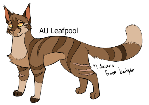 Okay okay okay okayAu Leafpool where she has the role of her sister Squirrel and Ferncloud is Ashfur