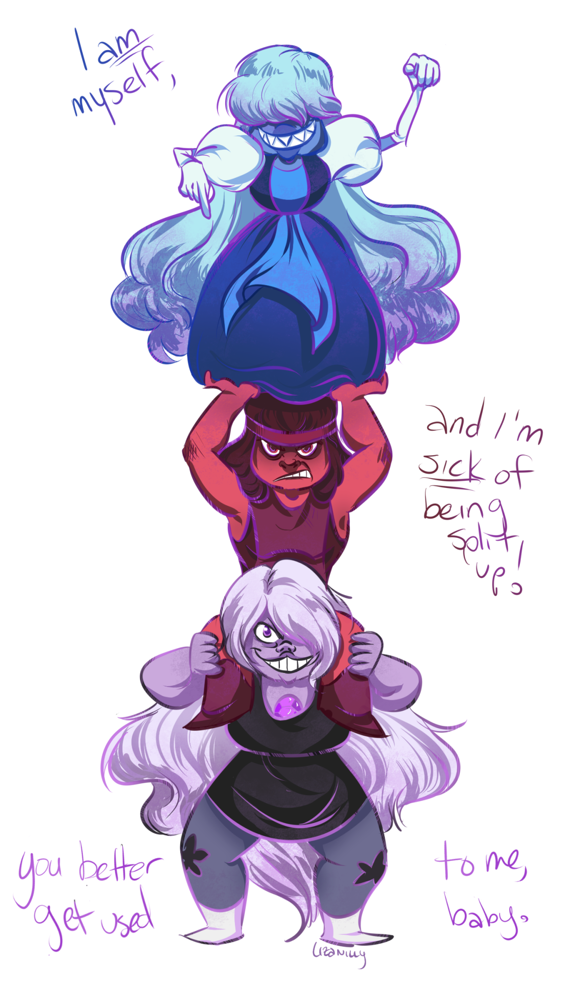 lizanilly:  Sugilite! I know she’s a unique individual but.. yknow..  Edit:changed