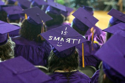 collegehumor:  Graduate in style. Finish 12 Hilariously Appropriate Graduation Caps