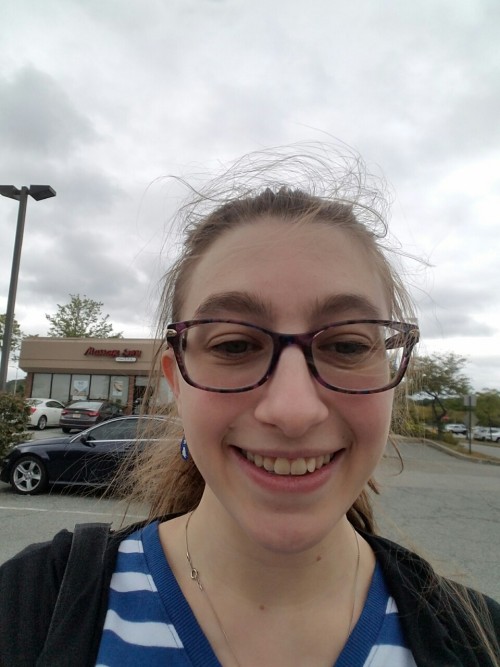 New dress, new glasses (finally, and just in time for allergy season) AND my big brother called me t