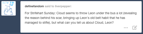 liverpepper:  Leon: He drools. A lot.