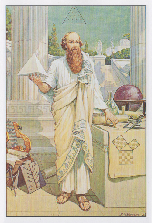 triste-le-roy:Pythagoras—from Manly P. Hall’s The Secret Teachings of All Ages (John Aug