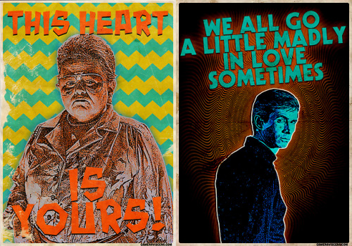 brokehorrorfan:Camera Viscera released a new collection of horror movie-themed valentines for 2018. 