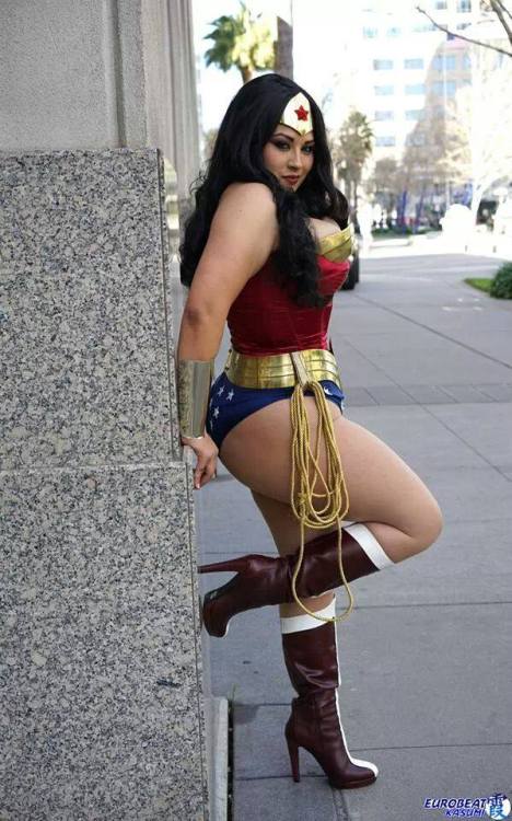 brown-nipples:  fiftyshadesofnah:  antoniomonfernoso:I got quite a few likes for ivydoomkitty cosplay as wonder woman and thought I would share a few more. Pictures taken by eurobeat kus  brown-nipples is that you????  God, I freaking wish. Halloween