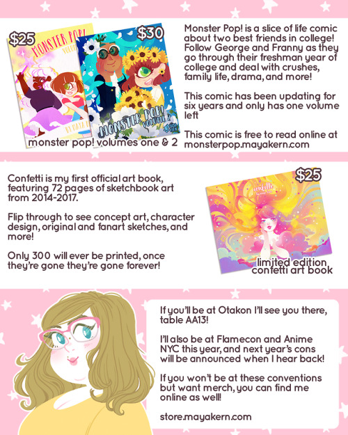 hi y'all! i&rsquo;ll be at Otakon next weekend at table AA13! here&rsquo;s my product catalogue!come