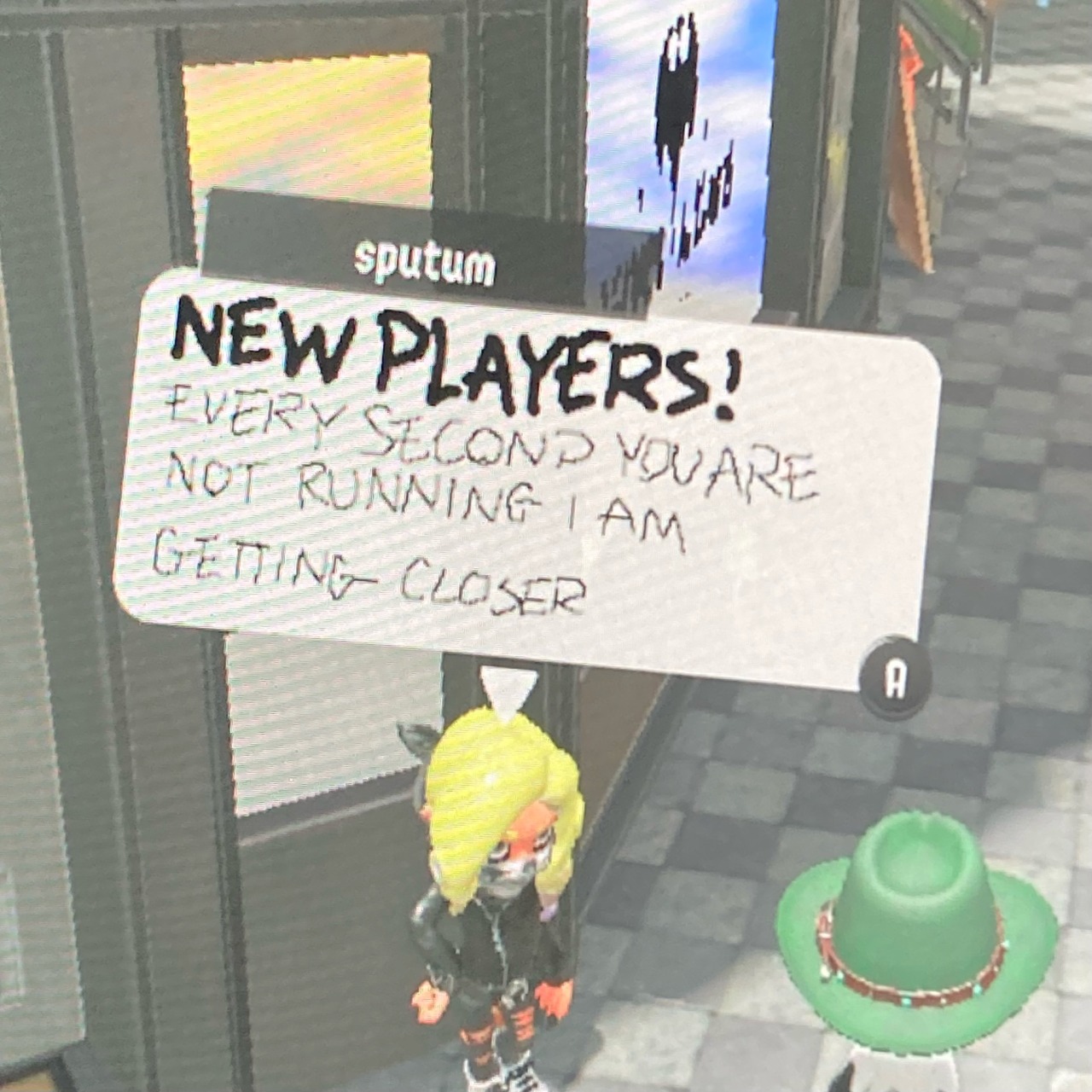 subjectligma:nothing quite replicates the feeling of being a high school freshman on the receiving end of tenuous advice from seniors quite like perusing the posts in the splatoon lobby 