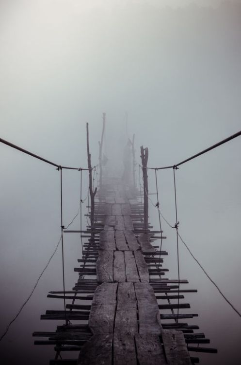 mysticplaces:Foggy Bridge | Evgen Andruschenko 