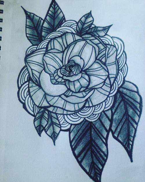 Flower power #bored #tattoo #tattoodesign #flowers #flowerflash #illustration #inspire #selfmedicati