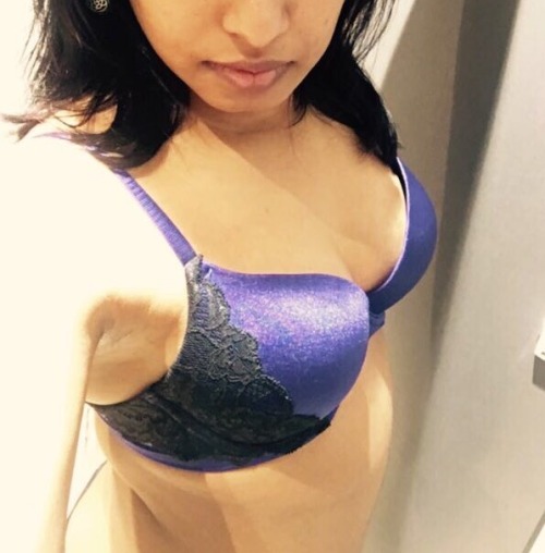 newcplpune:  Since all of you like her lips so much .. amanda for you .. being sunday she went to the mall in a strappy top without bra and tried some bras in trial room..  every man woman gazed upon her boobs and clealry visible nipples in the mall..