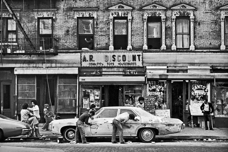 XXX :Lower East Side car wash, 1976 photo