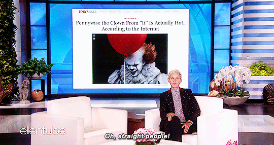 sapphoshands:stuckinreversemode:Ellen Introduces ‘Oh Straight People!’i can’t remember now what i wa