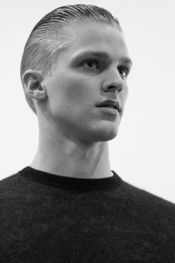 justdropithere:  Clark Bockelman by Virginia Arcaro - Backstage at Calvin Klein, FW15