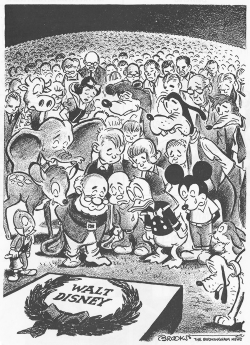 clinomania-zzz:   Walt Disney (December 5, 1901 - December 15, 1966) Drawing by Charles Brooks  Omg, we have the same birthday 