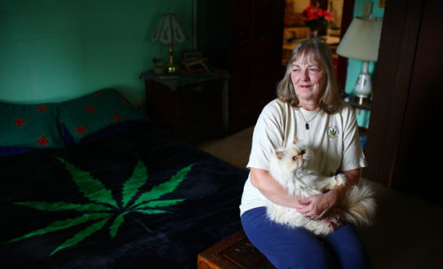 weedporndaily:  More Older Americans Use Marijuana (NYTimes) For Cher Neufer, a 65-year-old retired teacher, socializing with friends (all in their 60s) means using marijuana. Once a week they get together to play Texas Hold ’Em poker “and pass around