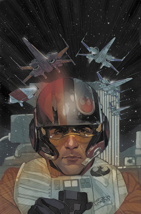 Coming in April from MARVEL COMICS- POE DAMERON - an ongoing comic series by Charles Soule and Phil Noto!
more info here