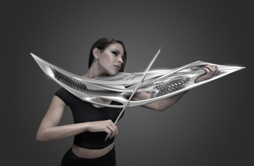 science-officer-spock:discoverynews:3D-Printed Violin Looks Like the Future of MusicFeast your eyes 