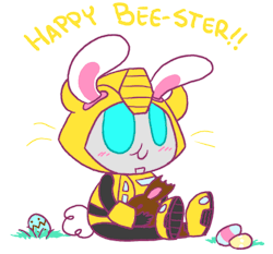 mazzlebee:  Happy BEEster~!! :D 