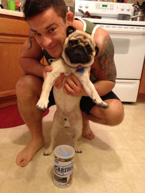 skyjane85:  Davey Richards & Brutus  (taken from Davey’s wifes twitter page..credit goes to her) gradosgirl ishipmcnozzo