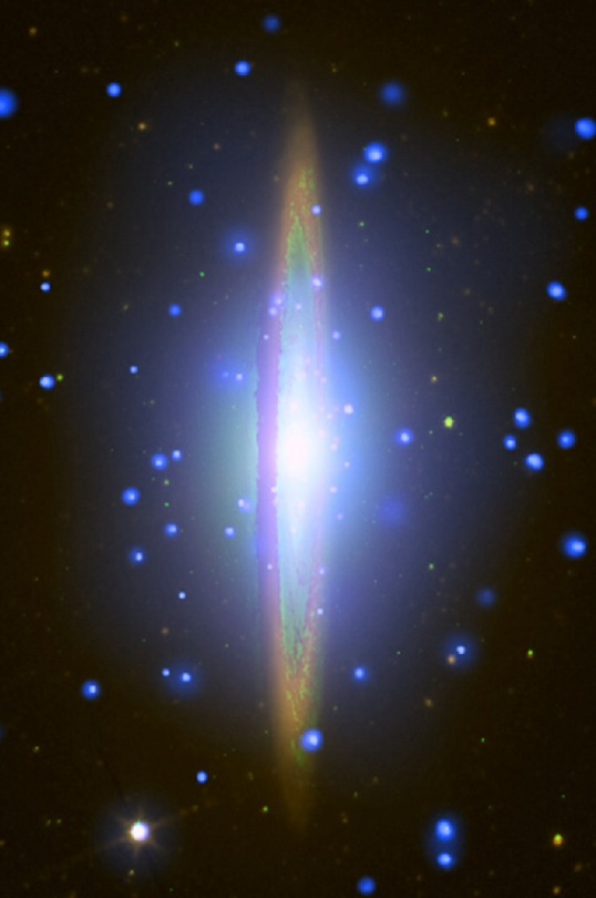 Sombrero Galaxy M104 Credit: X-ray: NASA/UMass/Q.D.Wang Et Al.; Optical: NASA/STScI/AURA/Hubble Heritage;