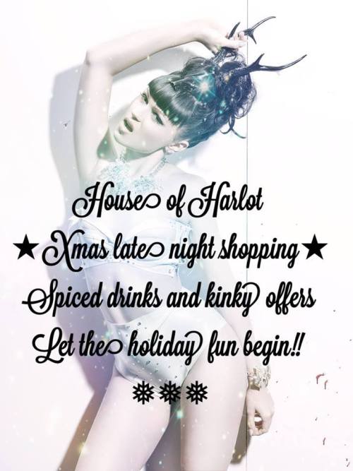 If you’re in London then come and join us for our Christmas Late Night Shopping Event. It’s going to