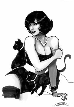 comicbookwomen:Catwoman by Lorena Carvalho