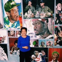 Mariella-Angela:  My Lola Saw My Paintings For The First Time Tonight. “I’ve