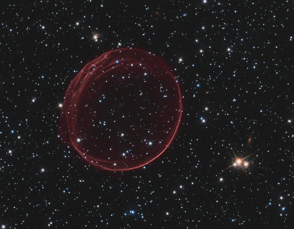 Hubble Supernova Bubble Resembles Holiday Ornament by NASA Goddard Photo and Video