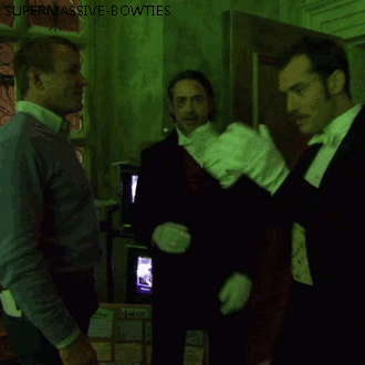 supermassive-bowties:  Sherlock Holmes and Dr. Watson: A Perfect Chemistry