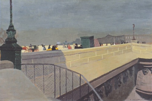 artist-vallotton: The Pont Neuf, 1901, Felix Vallotton