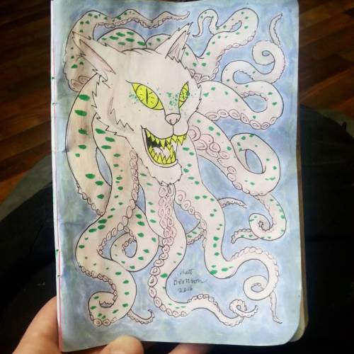 Been working more on my Ahhh! Monster! Themed sketchbook for The Sketchbook Project. I could draw crazy monsters forever. #art #drawing #thesketchbookproject #monster #artofinstagram #artistsoninstagram #artistsontumblr (at Raven’s Eye Ink)